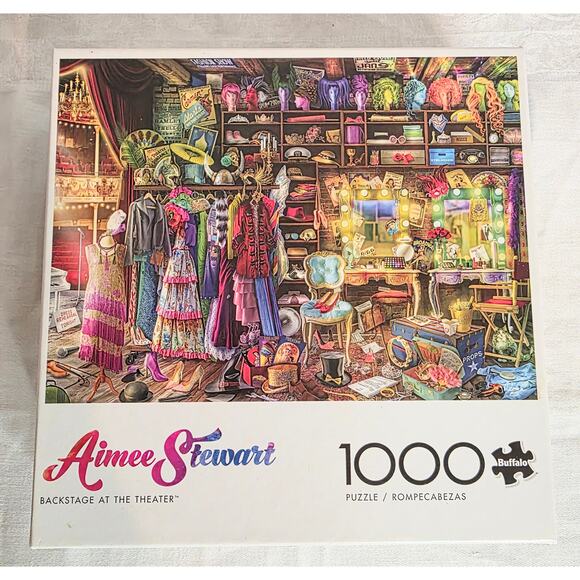 Buffalo Games Other - Buffalo Games Aimee Stewart "Backstage at the Theater" 1000 pc. Puzzle w/Poster